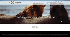 Desktop Screenshot of lexhippica.pl